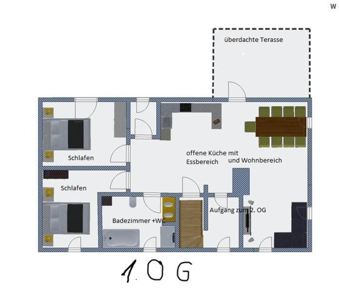 Ferienwohnung Romantica 1. Und 2. Og Schopfloch Exterior photo